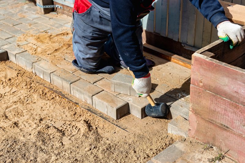 Patio Brick Installation in Worcester, MA